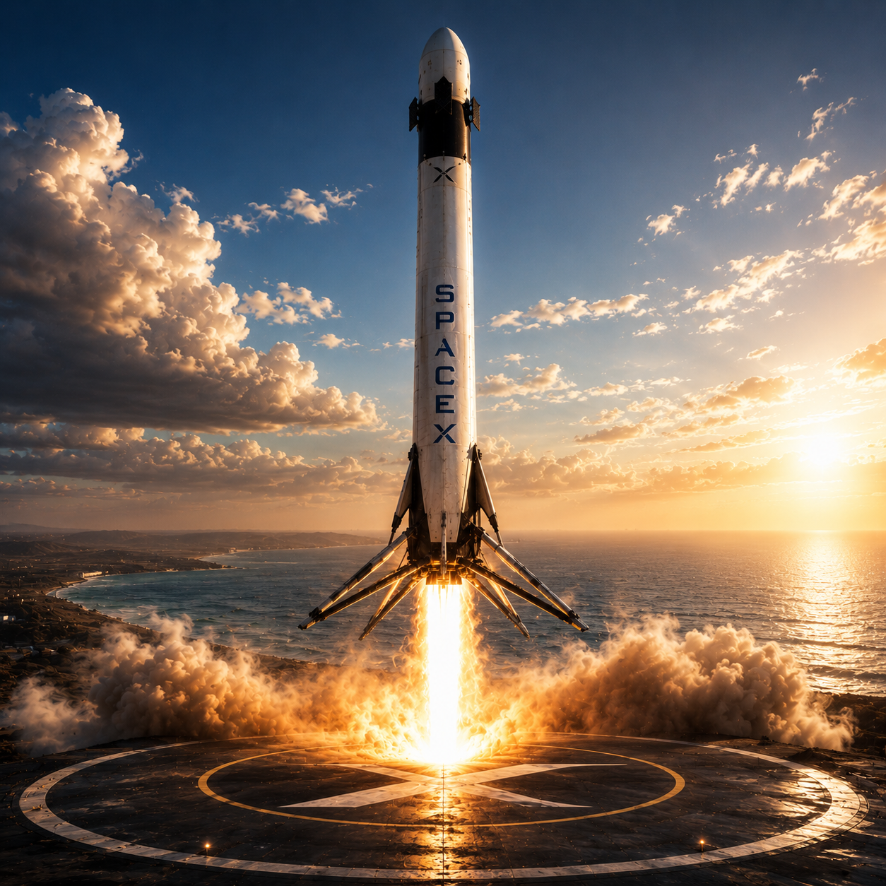 SpaceX rocket launch