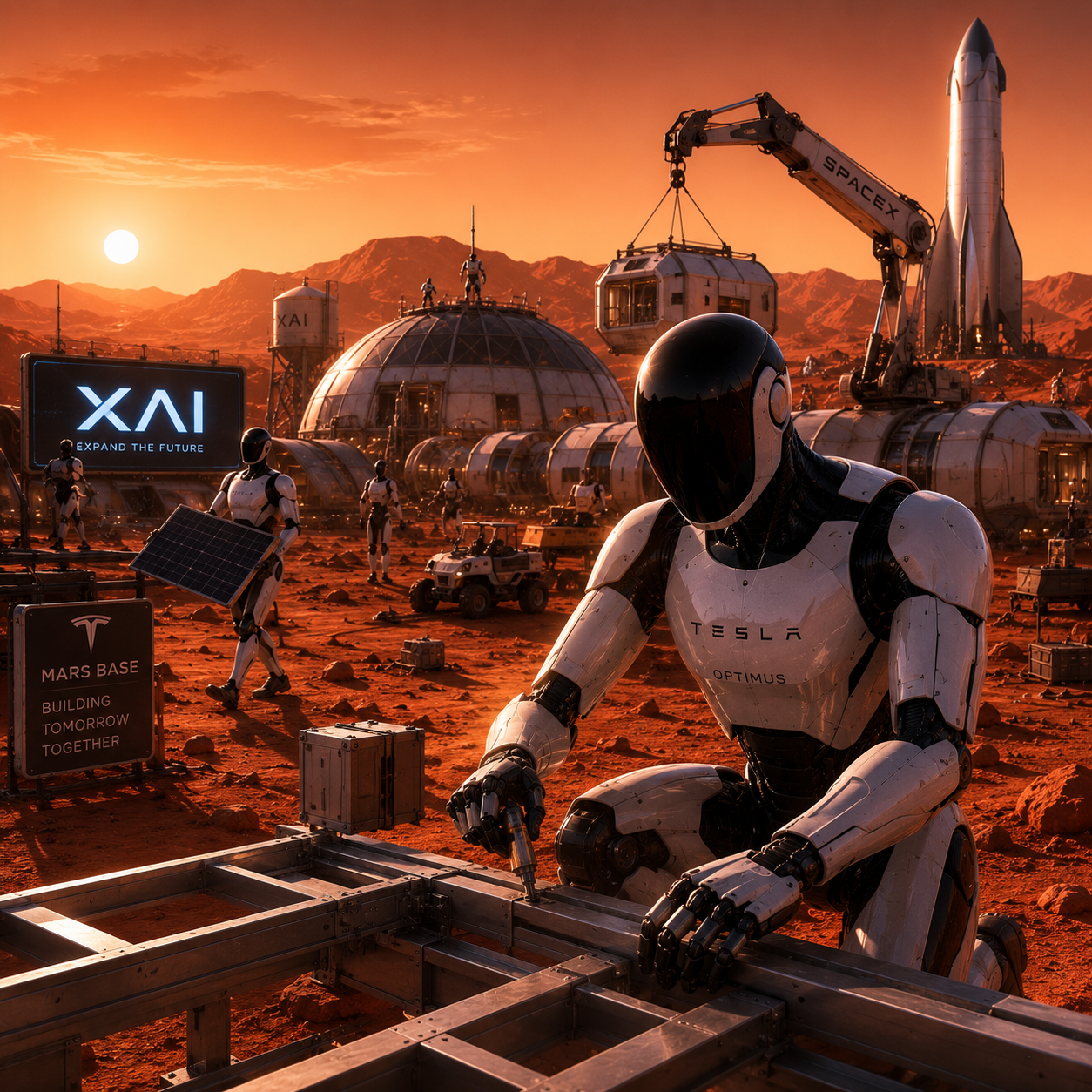 Mars base build